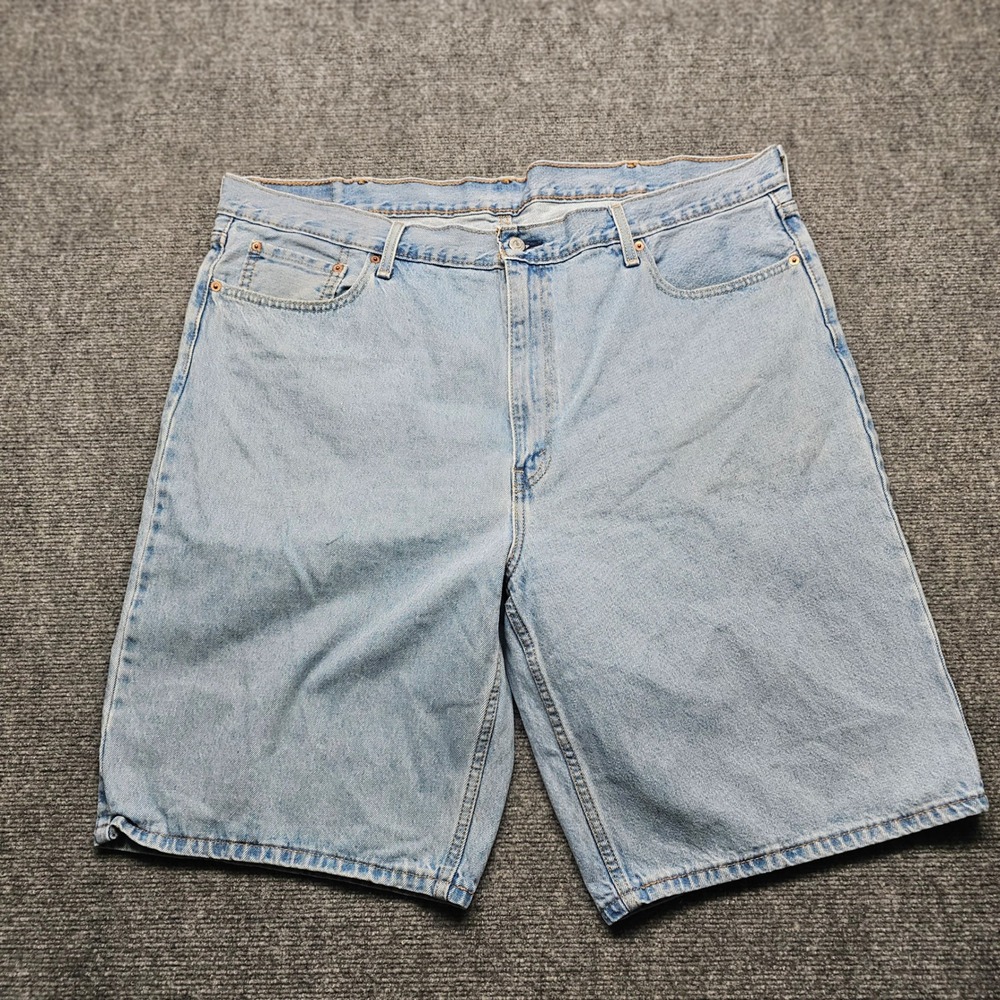 Levis 469 Loose Fit Denim Shorts Mens 44 Light Wash Blue Cotton 39434-0015